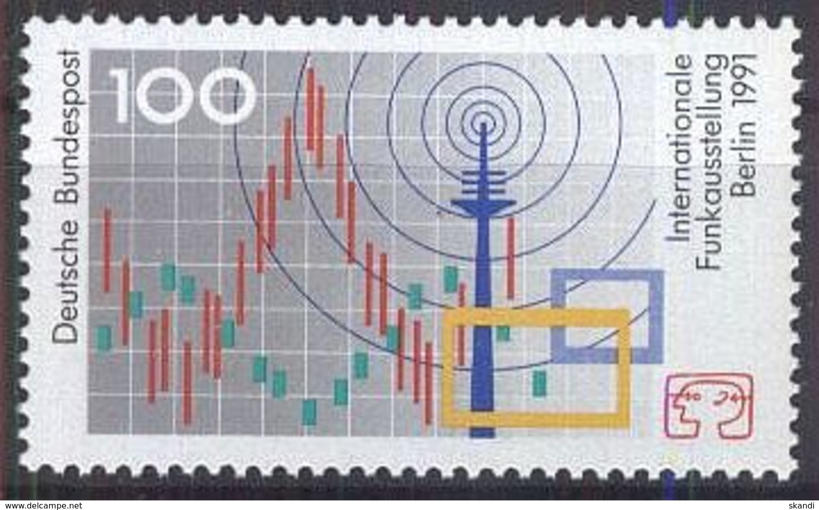 DEUTSCHLAND 1991 Mi-Nr. 1553 ** MNH - Nuovi