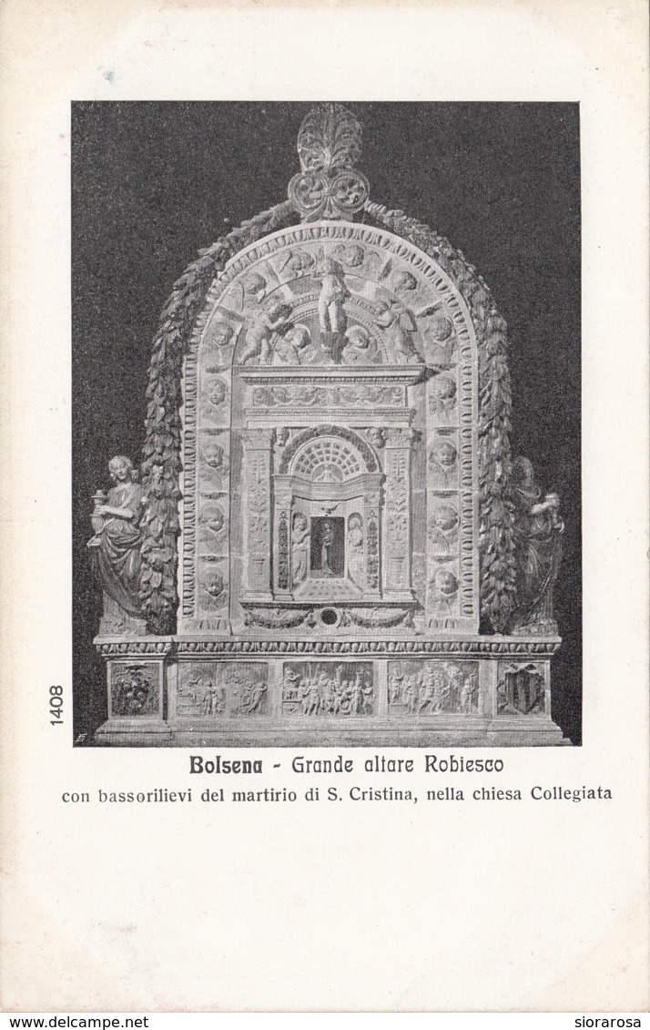 Viterbo - Comune Di Bolsena - Grande Altare Robiesco. Di S. Cristina - Santi