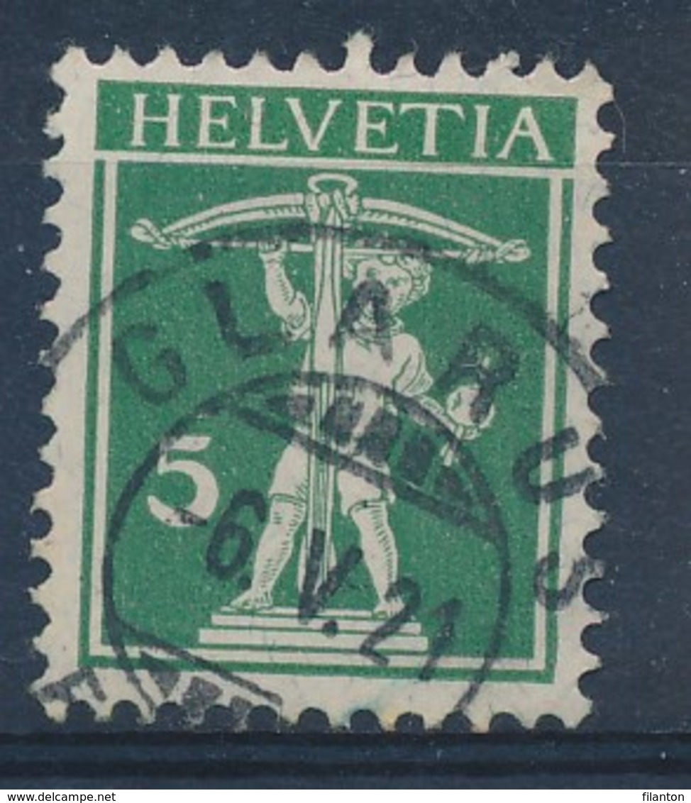 HELVETIA - Mi Nr 113 - Cachet "GLARUS" - (ref. 277) - Usados