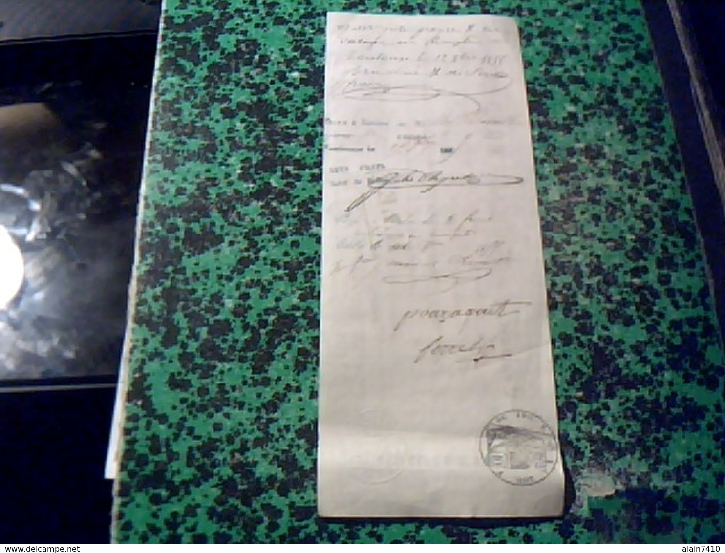 Vieux Papier Lettre  De Change De 1885 BRU/AINé & Mr SIRE A Toulouse Cahet Imperial & Fiscal De 10 Ct - Cambiali