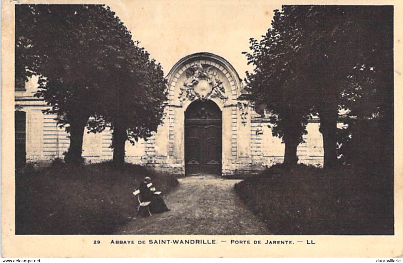 76 - ABBAYE DE SAINT WANDRILLE.- Porte De Jarente . - LL - Saint-Wandrille-Rançon