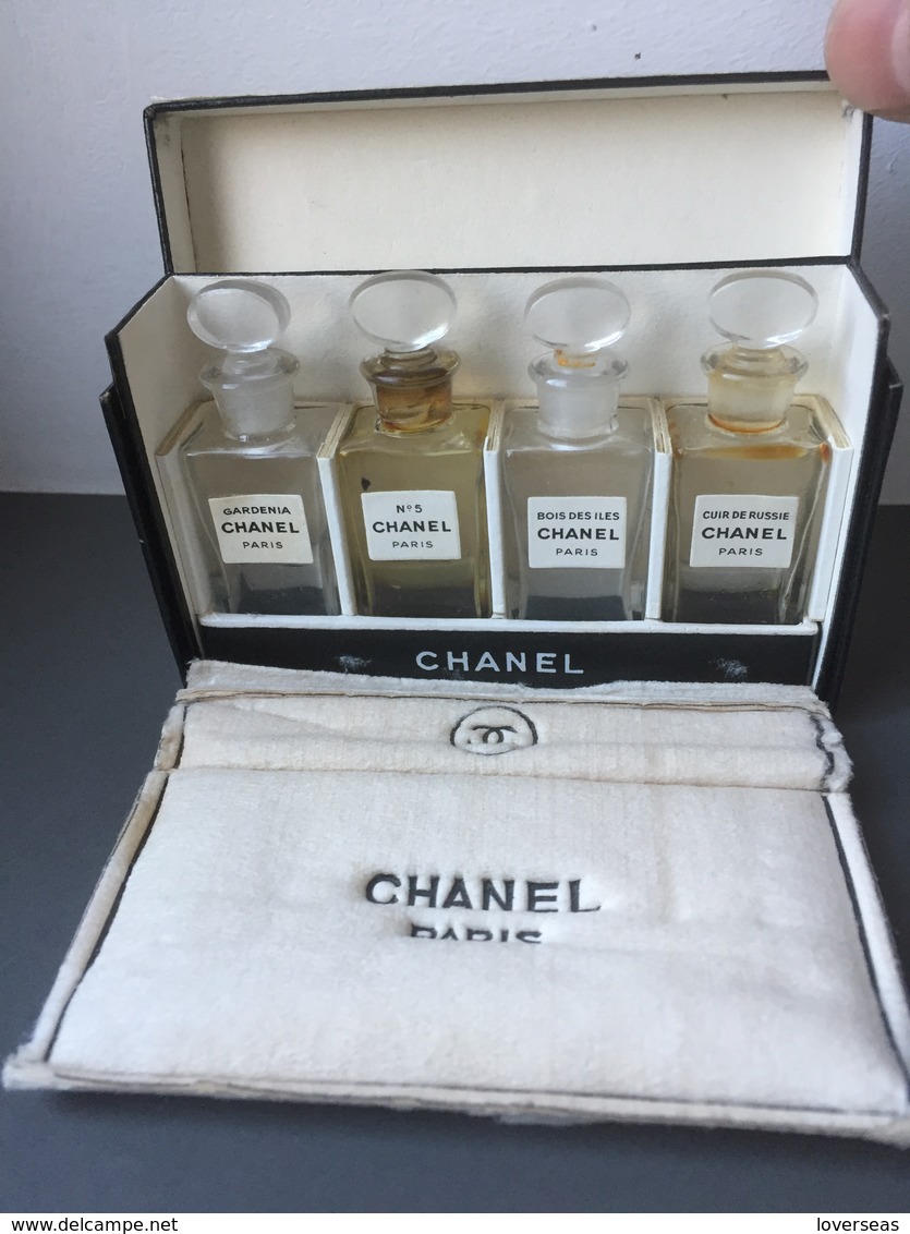 COFFRET ANCIEN Les Exclusifs CHANEL 4 Miniatures No 2707 - Miniatures (avec Boite)