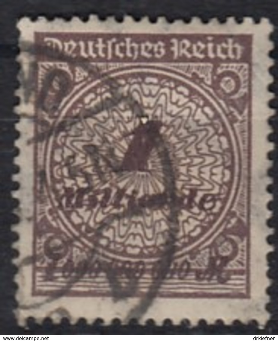 DR 325 AWa, Gestempelt, Geprüft, Rosettenmuster 1923 - Sonstige & Ohne Zuordnung