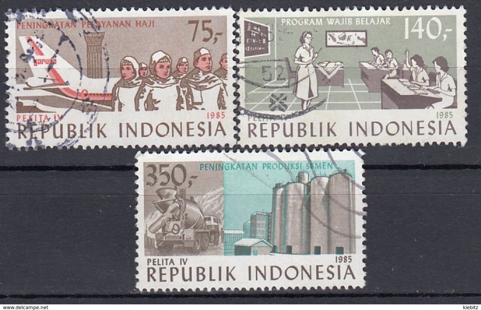 INDONESIEN 1985 - MiNr: 1165-1167 Komplett    Used - Indonesien