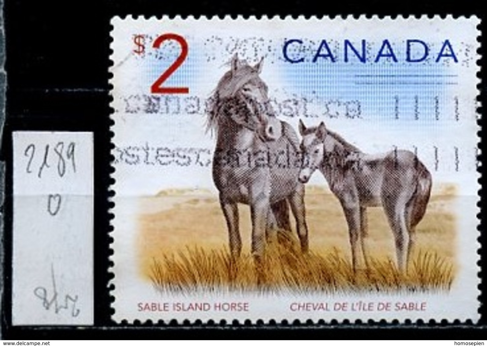 Canada - Kanada 2005 Y&T N°2189 - Michel N°2306 (o) - 2$ Chevaux - Oblitérés