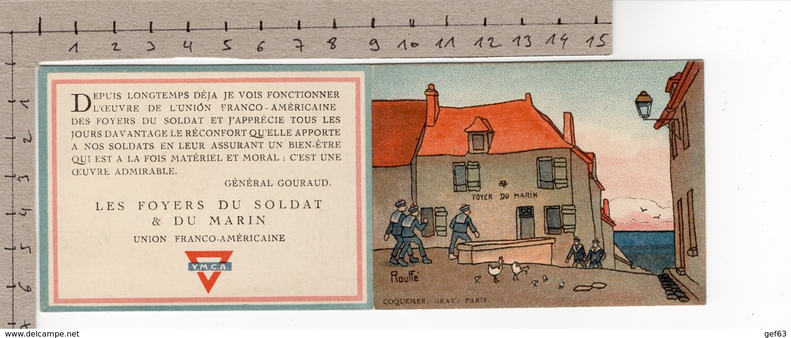 Rouffé - Calendrier 1919 - Les Foyers Du Soldat & Du Marin - Union Franco-Américaine - YMCA - 1914-18