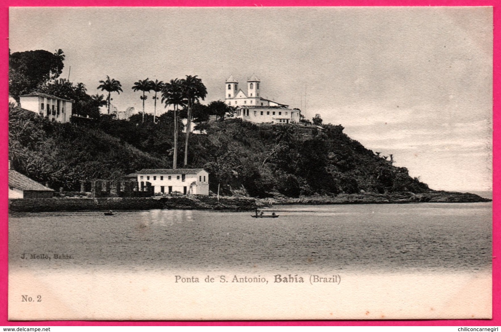 Brésil - Brazil - Bahia - Ponta De S. Antonio - Voilier - Bateau - Animée - Edit. J. MELLO N° 2 - Other