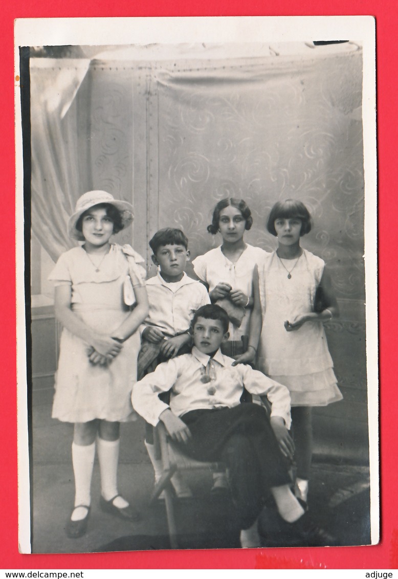 PHOTO  ENFANTS - Fête De BESSAN En AOUT 1932 (Hérault) ** 2 SCANS - Photographie