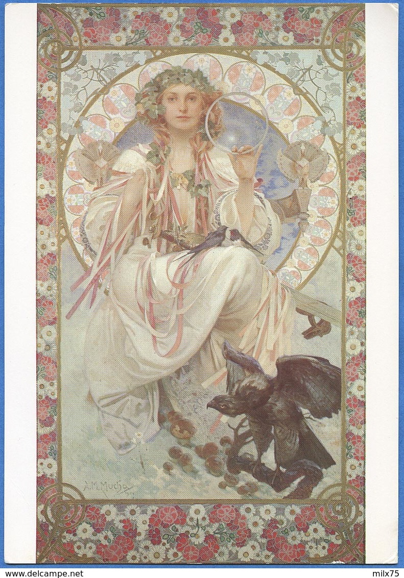 Alphons Mucha (1860-1939)  Portrait De Joséphine Comme Crane-Bradley Slavia (Slavia), 1908 - Mucha, Alphonse