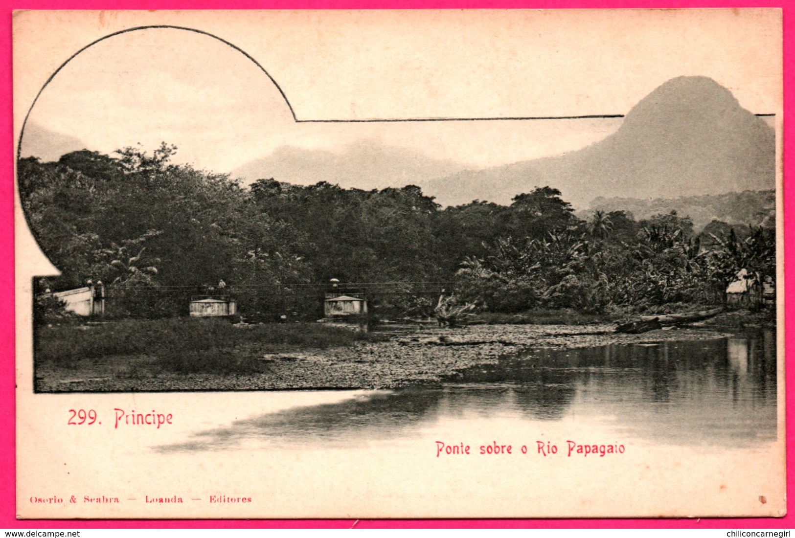 Principe - Ponte Sobre O Rio Papagaio - Pont Sur La Rivière - Edit. OSORIO & SEABRA - Sao Tome Et Principe