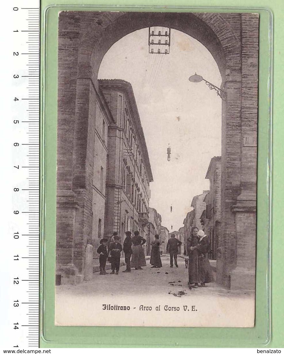 FILOTTRANO Arco Al Corso VE _ ANCONA Cartolina BN VG Rif.C0075 - Ancona