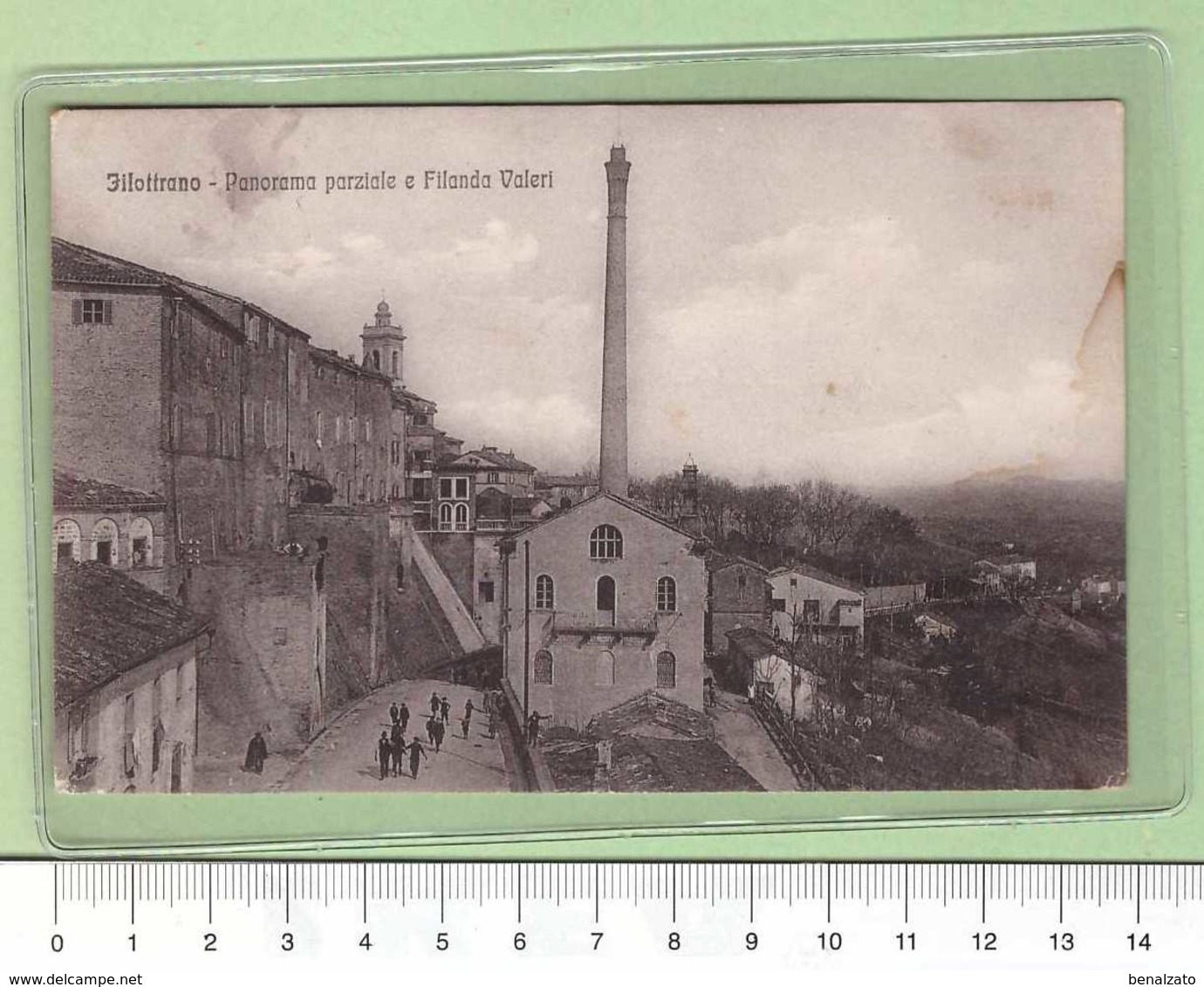 FILOTTRANO Filanda Valeri _ ANCONA Cartolina BN VG Rif.C0079 - Ancona