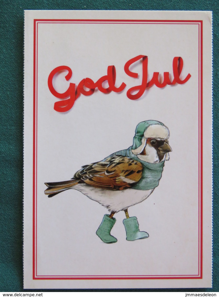 Sweden Postcard Christmas Bird - Suède