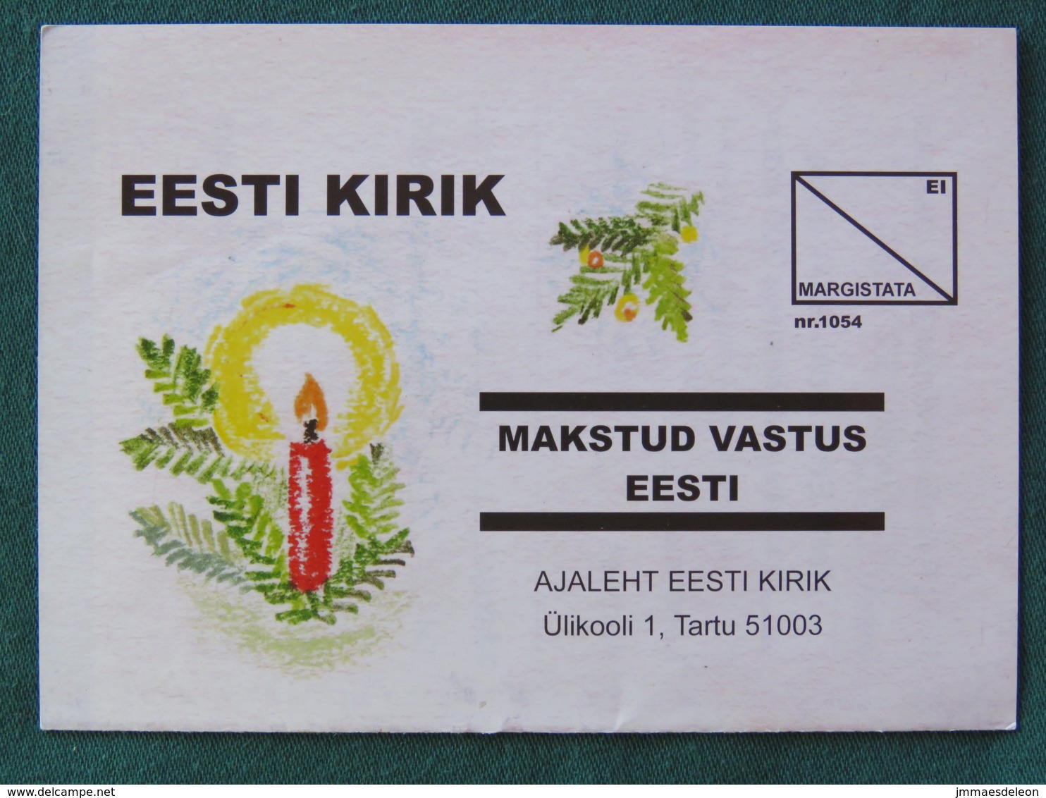 Estonia Postcard Christmas - Estonie