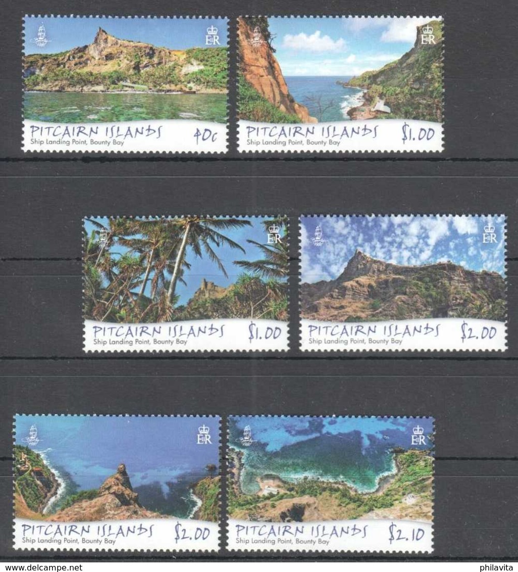 2013 Pitcairn Inslands - Landscapes Of Pitciarn Islands / Bounty Landscapes - MNH** MiNr. 894 - 899 (kk) - Pitcairneilanden