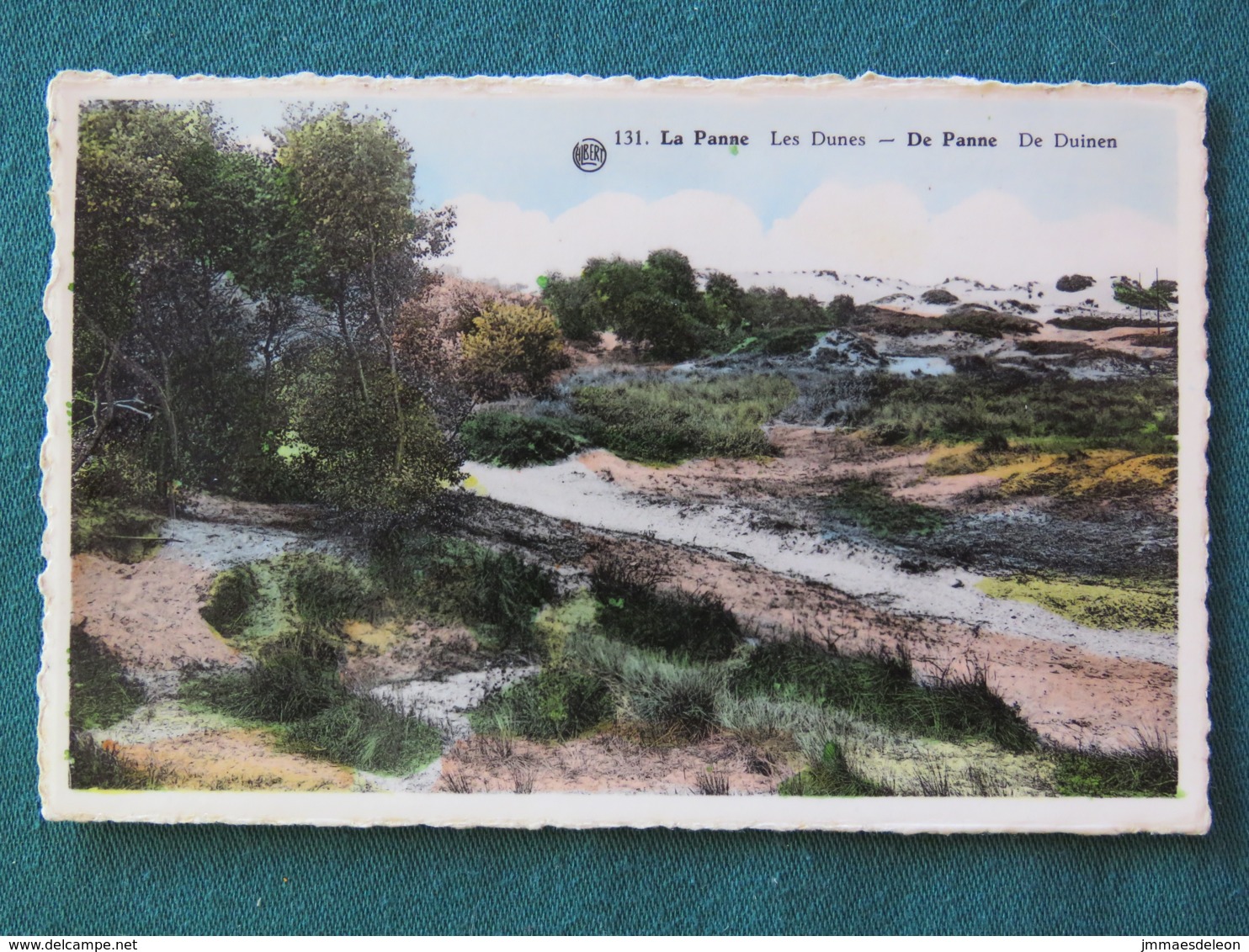 Belgium 1937 (?) Postcard "La Panne Beach" - King Leopold III - Sonstige & Ohne Zuordnung