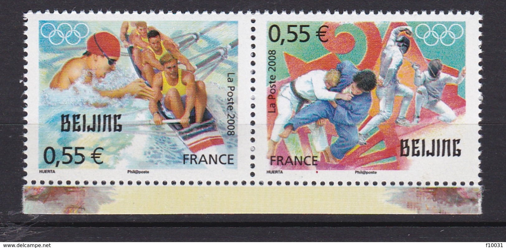 Timbres N° 4222** à 4225** Jeux Olympiques à Pékin - Neufs