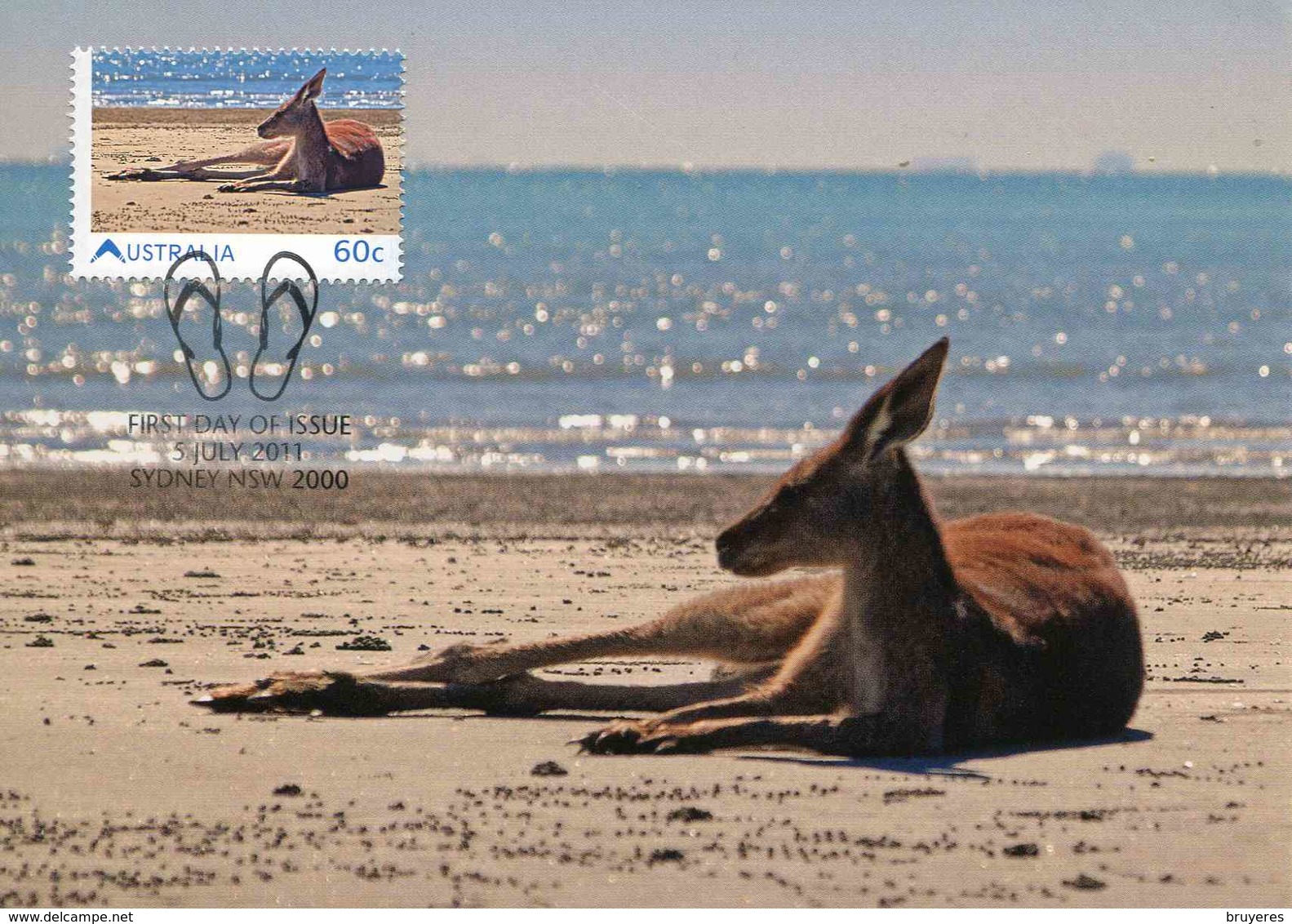 Entier Postal De 2011 D'Australie Sur Carte Postale "C'est Relaxant" Avec Timbre Oblit PJ 05 Juillet 2011 - Entiers Postaux