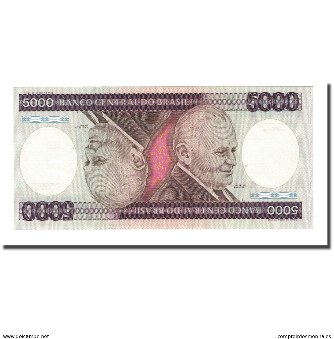 Billet, Brésil, 5000 Cruzeiros, UNDATED (1984), KM:202c, NEUF - Brasile