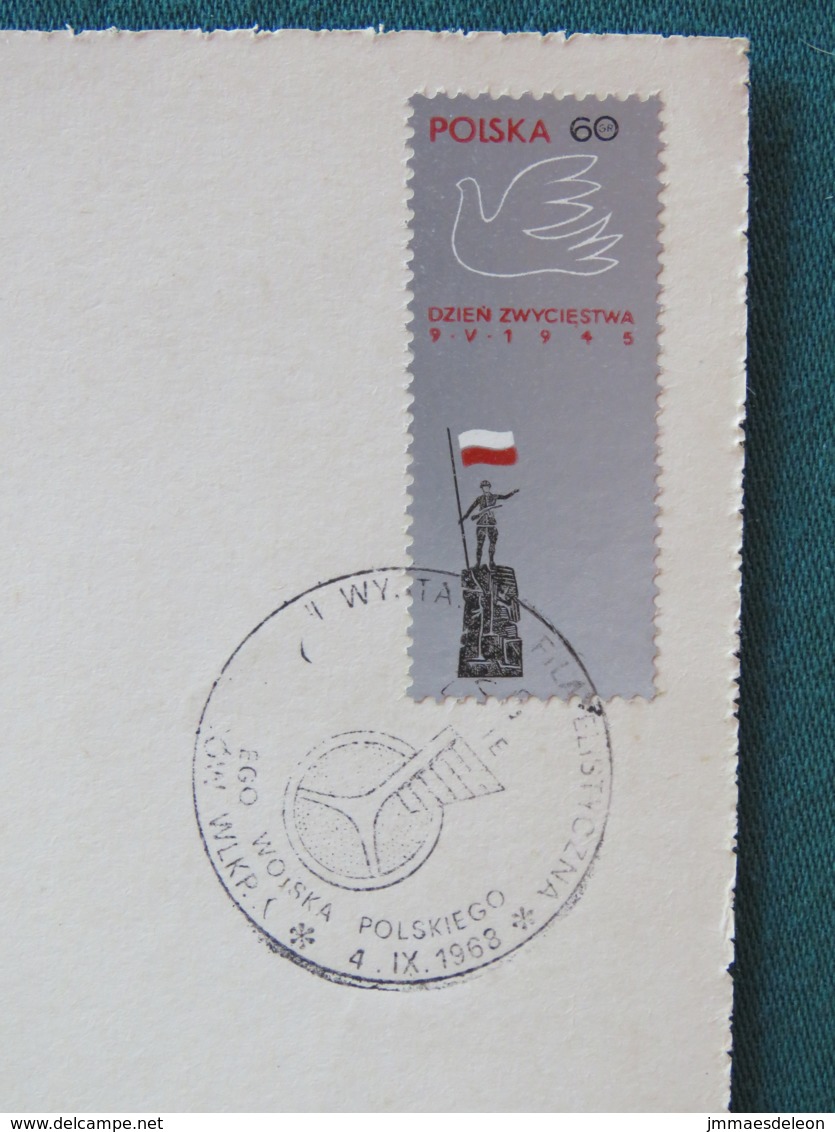 Poland 1968 FDC Postcard "peace Dove - Flag" - Pologne