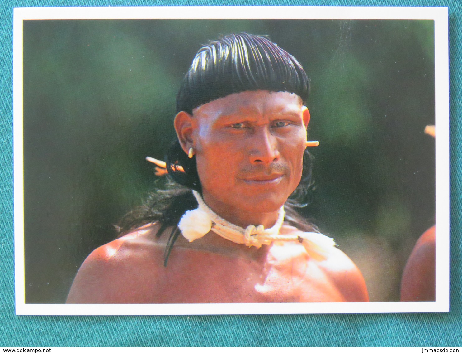 Brasil 1992 Postcard "Xavante Indians" Unused - Autres & Non Classés