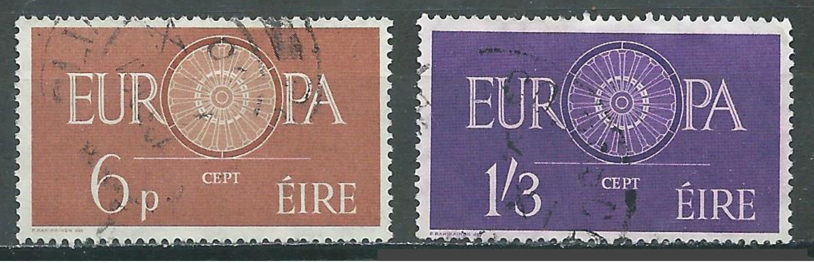 Irlande YT N°146/147 Europa 1960 Oblitéré ° - Oblitérés