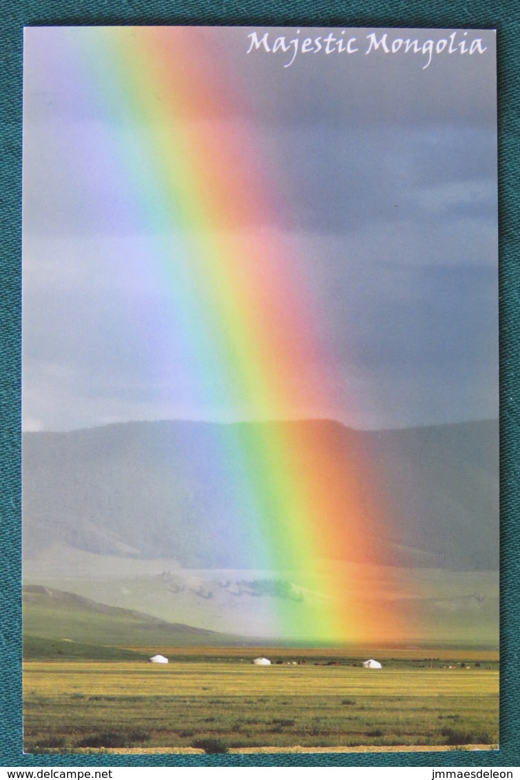 Mongolia Postcard "rainbow" Unused - Mongolia