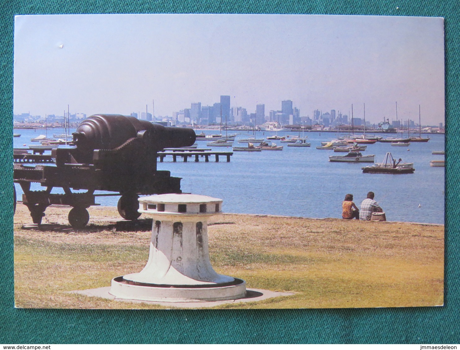 Australia 1977 Stationery Postcard "Melbourne From Williamstown - Port Philip Bay" To South Australia - Other & Unclassified