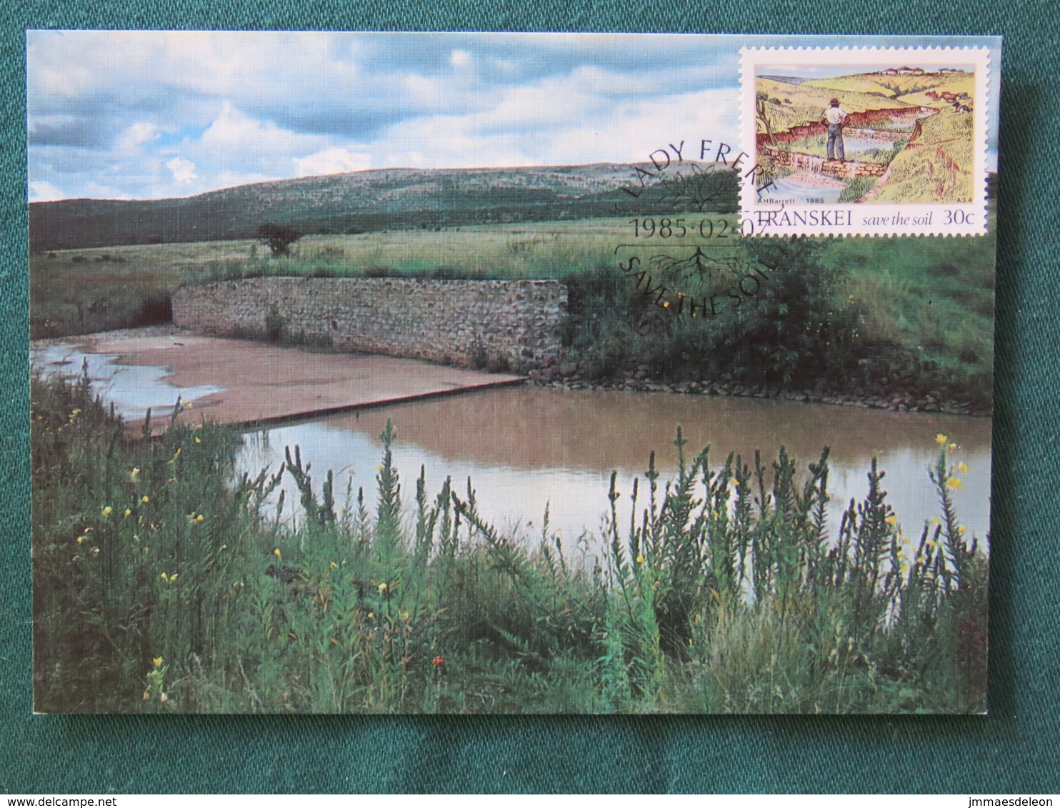 Transkei (South Africa) 1985 FDC Stationery Maxicard - Save The Soil - Afrique Du Sud