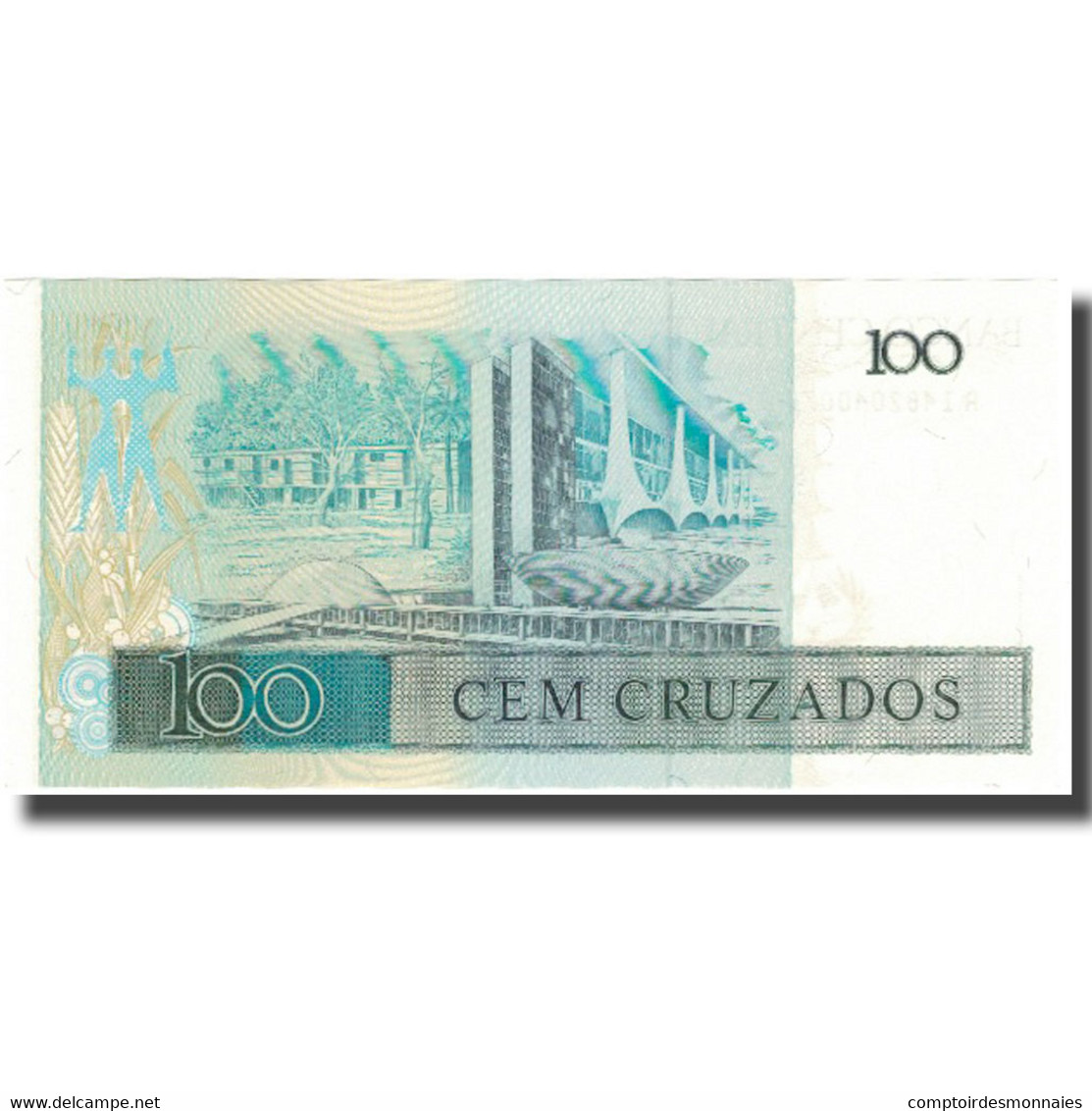 Billet, Brésil, 100 Cruzados, Undated (1986-88), KM:211b, SPL+ - Brésil