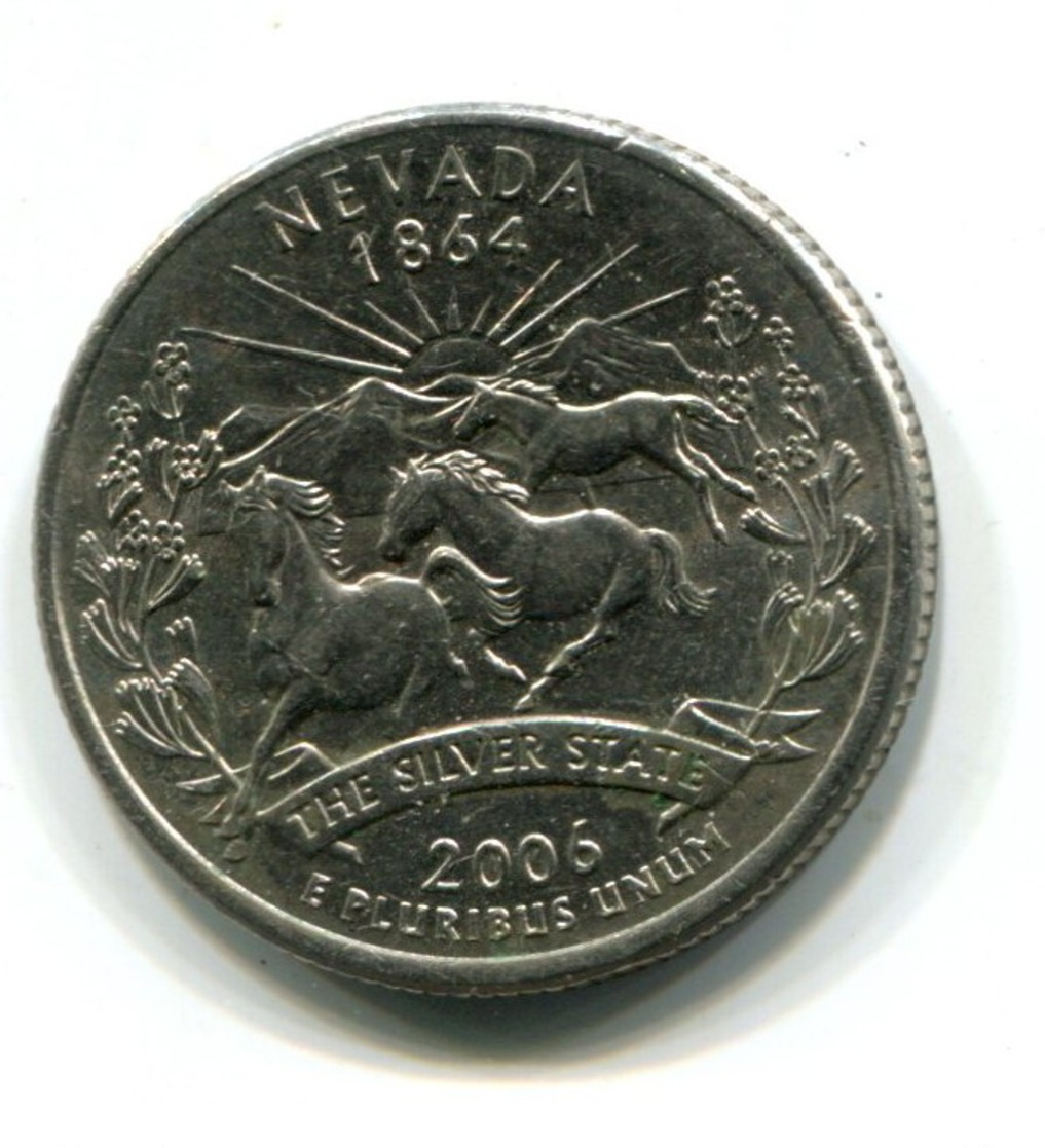 2006 USA Nevada Commemorative 25 Cent  Coin - 1999-2009: State Quarters