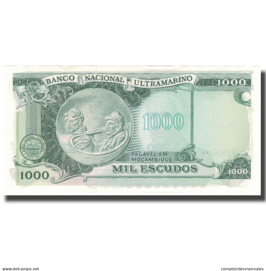 Billet, Mozambique, 1000 Escudos, 1972, 1972-05-23, KM:119, NEUF - Mozambique