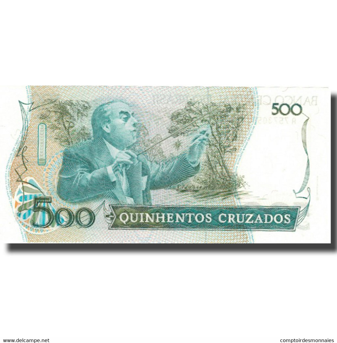 Billet, Brésil, 500 Cruzados, Undated (1986), KM:212d, NEUF - Brésil