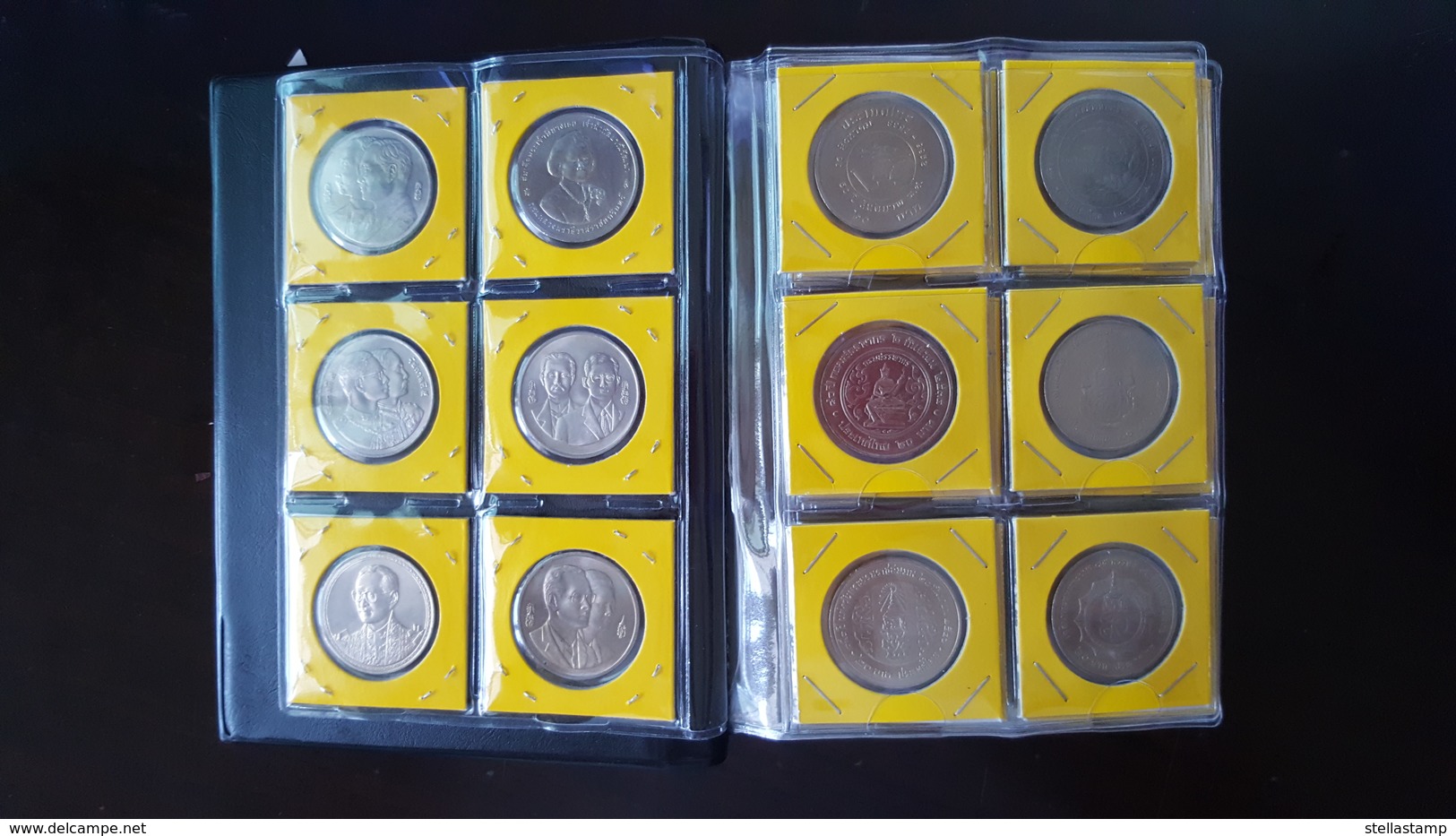 Thailand Coin 20 Baht Completed Set Of 71 UNC With Album - Thailand