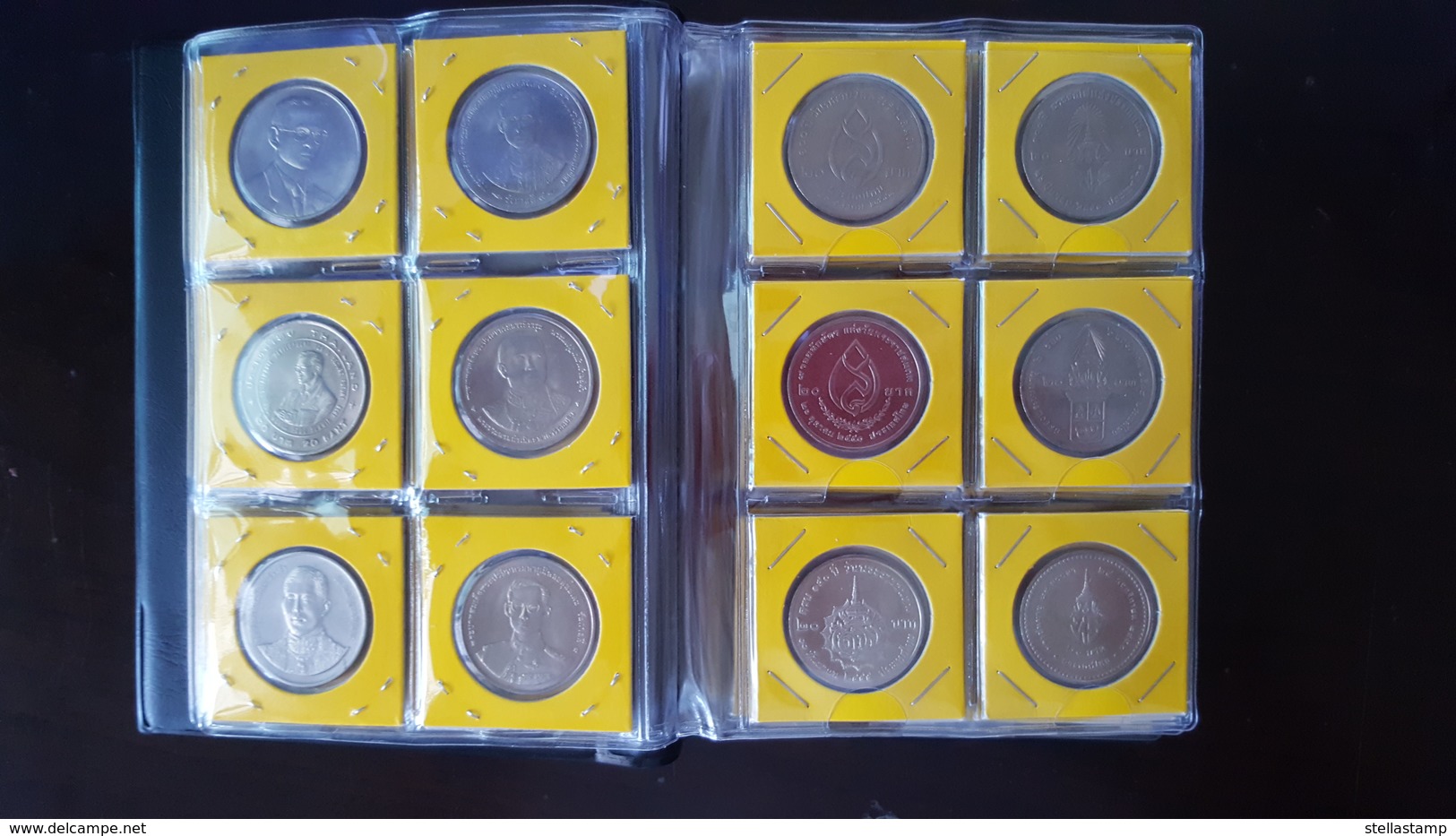 Thailand Coin 20 Baht Completed Set Of 71 UNC With Album - Thaïlande