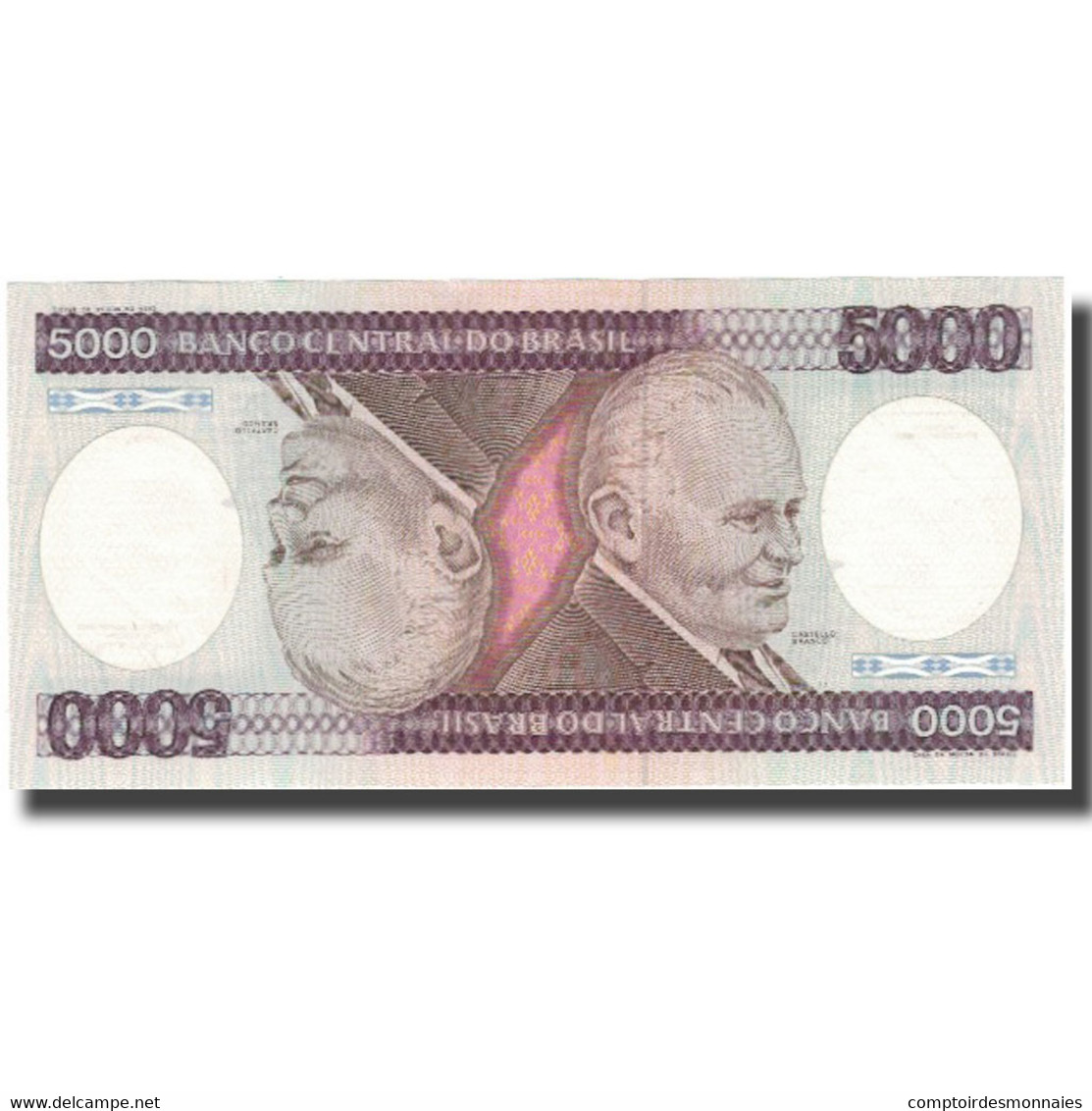 Billet, Brésil, 5000 Cruzeiros, Undated (1981-85), KM:202c, SPL+ - Brésil