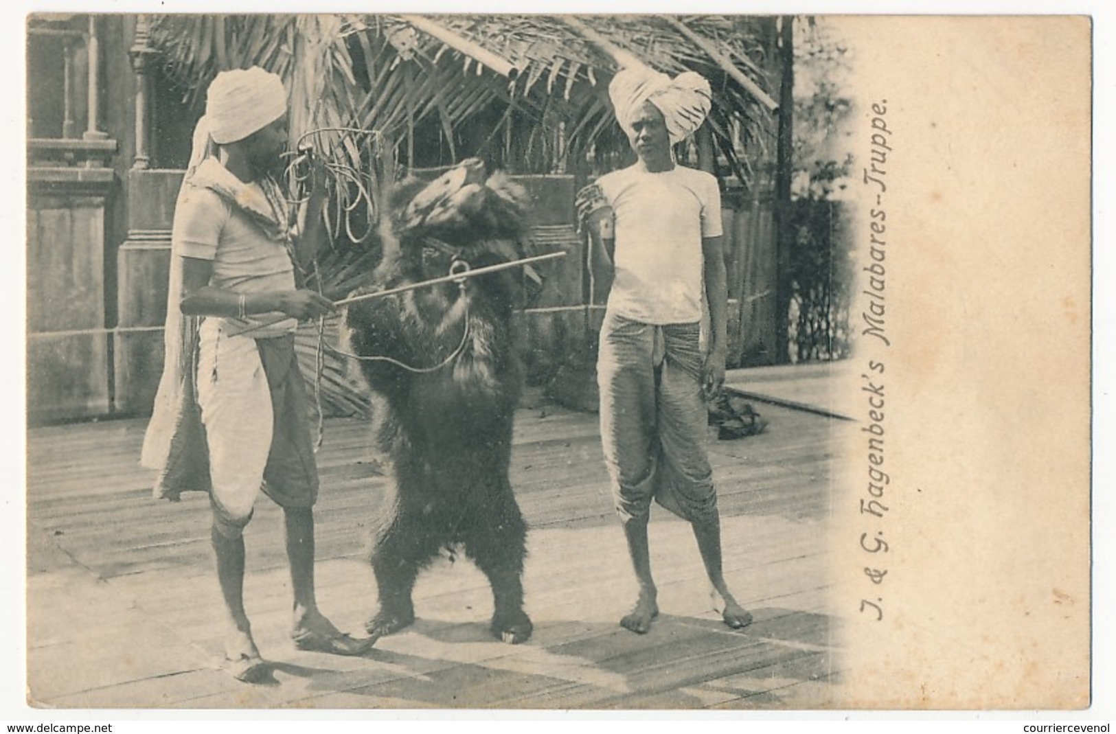 Lot 6 CPA - (Cirque) Gustav Hagenbeck - Exposition Indienne (Groote Indische Teutoonstelling) - Dont Montreurs D'ours - Zirkus