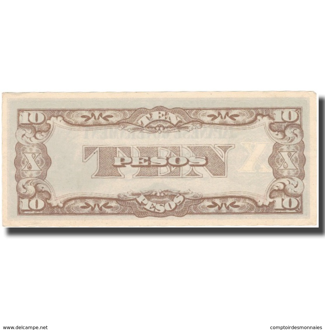 Billet, Philippines, 10 Pesos, Undated (1942), KM:108a, SPL - Philippines