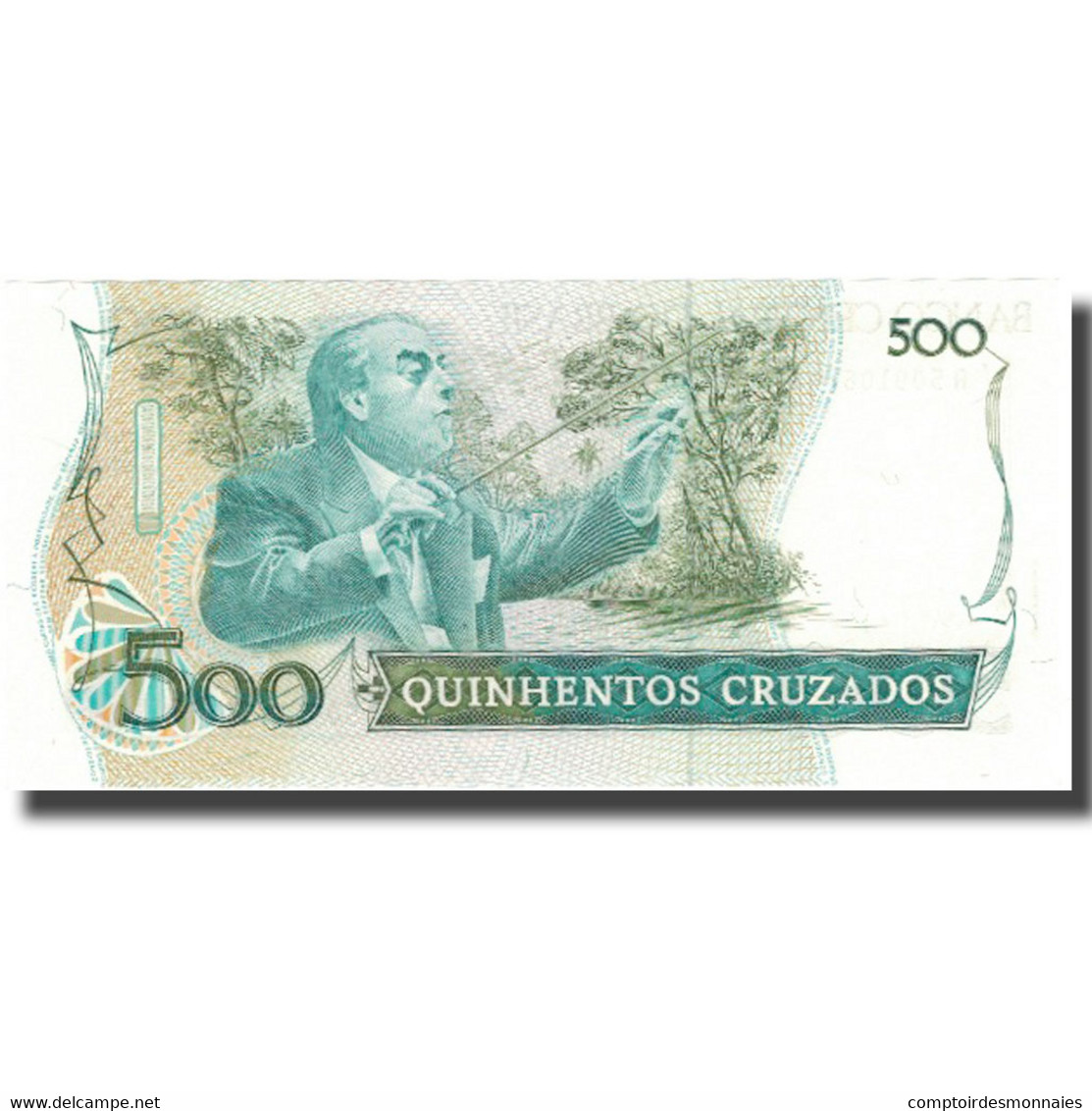 Billet, Brésil, 500 Cruzados, 1990, UNdated (1990), KM:212c, NEUF - Brasil