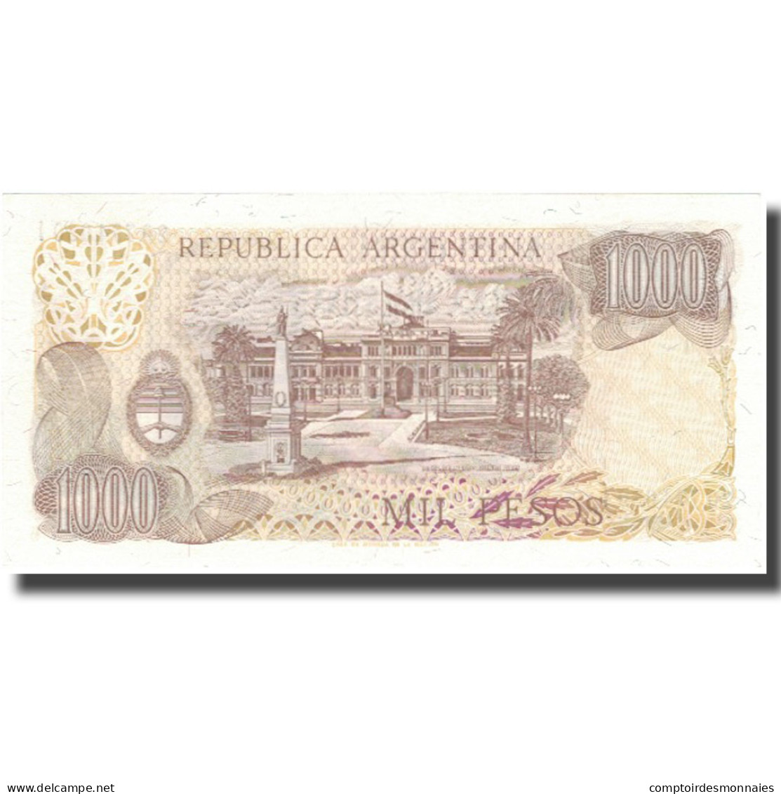 Billet, Argentine, 1000 Pesos, Undated (1976-83), KM:304b, NEUF - Pologne