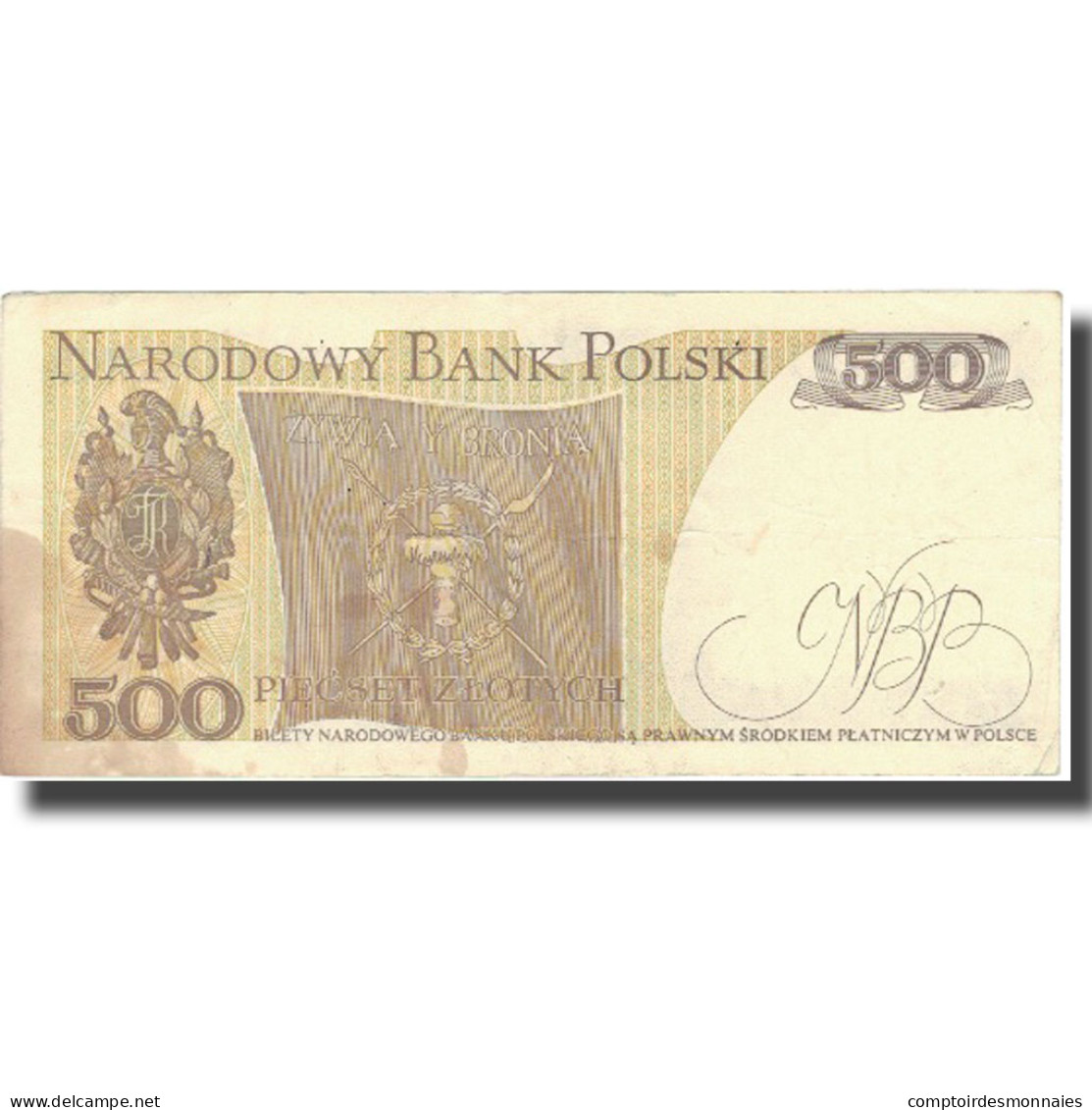 Billet, Pologne, 500 Zlotych, 1982, 1982-06-01, KM:145d, TTB+ - Pologne