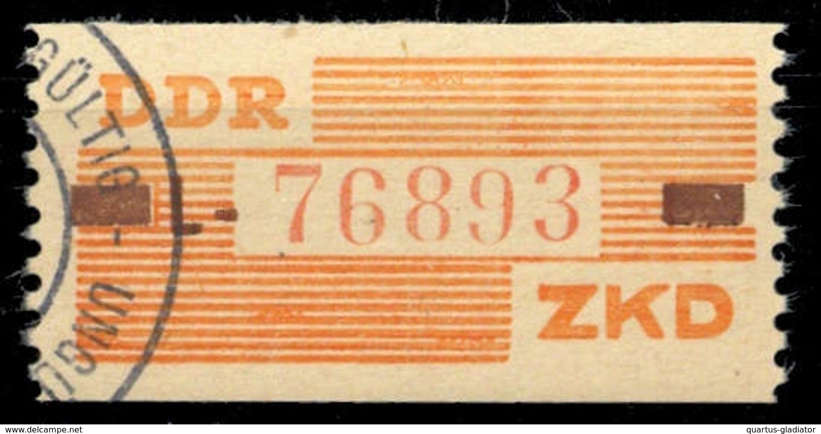 1960, DDR Verwaltungspost B Zentraler Kurierdienst, V L, Cto - Sonstige & Ohne Zuordnung