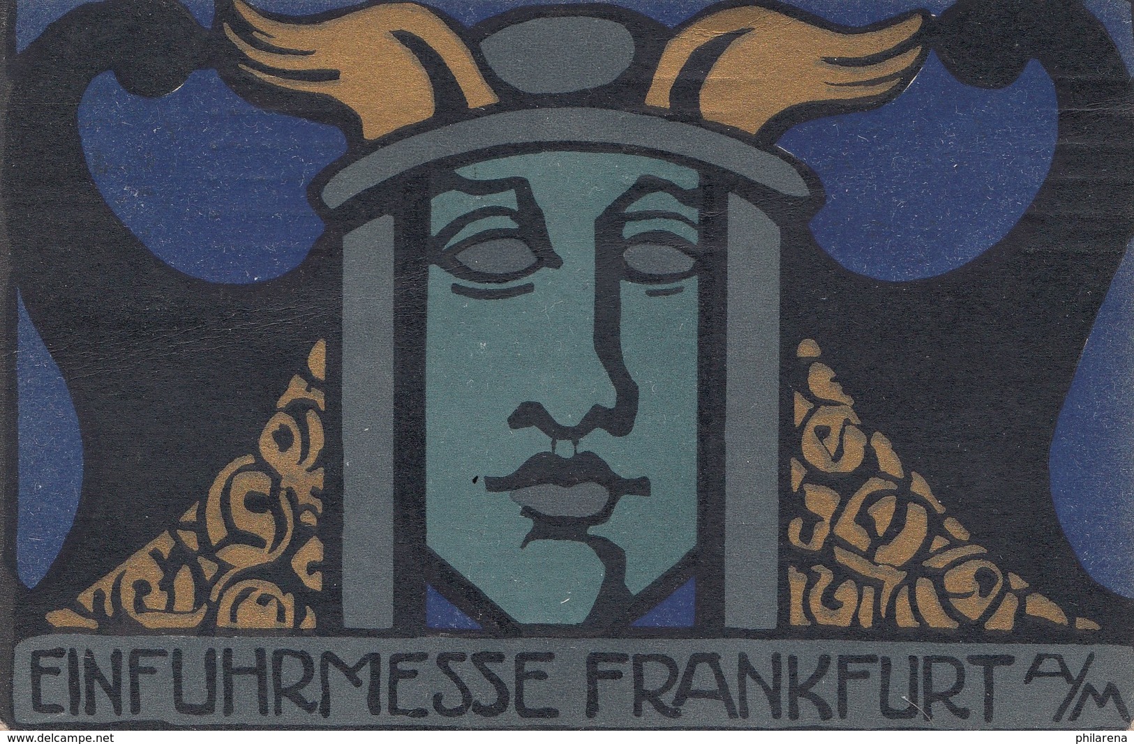 Thematik: Ausstellung: Einfuhrmesse Frankfurt/Main 1919 Mit Germania - Sonstige & Ohne Zuordnung