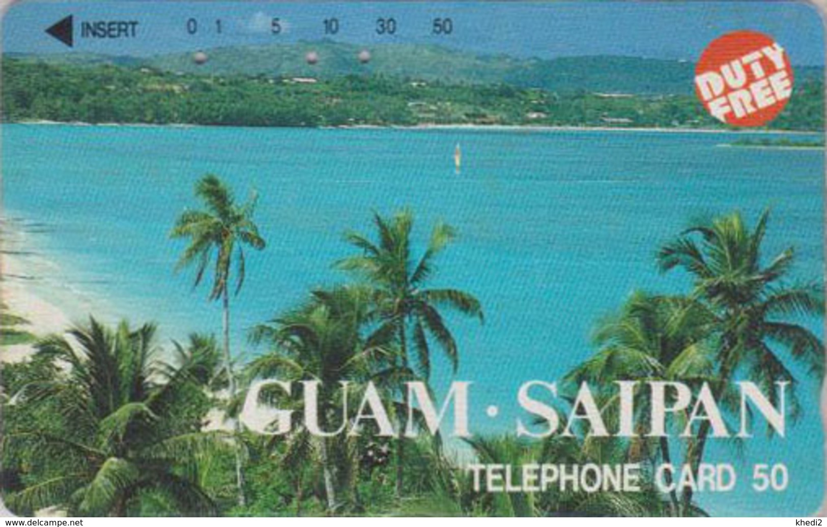 Rare Télécarte Japon / 110-50074 - Site GUAM SAIPAN ** DUTY FREE ** - Japan Phonecard - 37 - Paysages