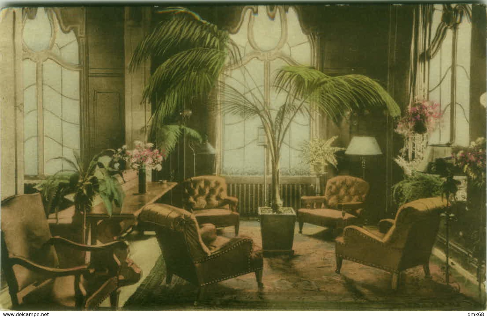 U.S.A. WATERBURY - HOTEL ELTON - A CORNER OF THE FOYER - 1920s (BG1780) - Waterbury