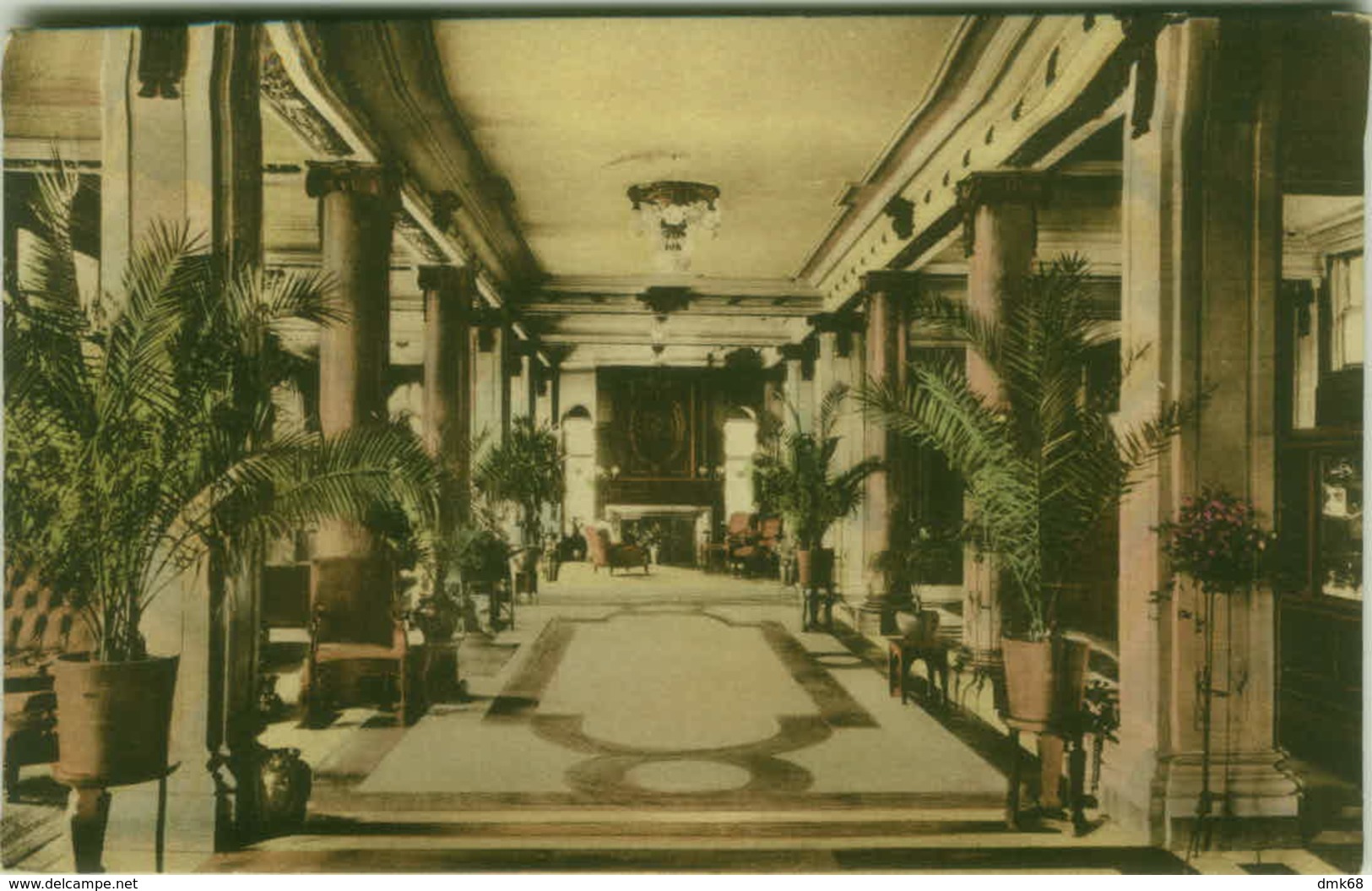 U.S.A. WATERBURY - HOTEL ELTON -  THE FOYER - 1920s (BG1781) - Waterbury