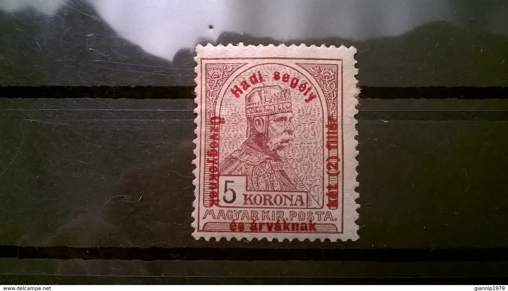 FRANCOBOLLI STAMPS UNGHERIA MAGYAR POSTA 1915 MLH NUOVO KING FRANZ JOSEPH SEGNI DI LINGUELLA HUNGERY - Unused Stamps