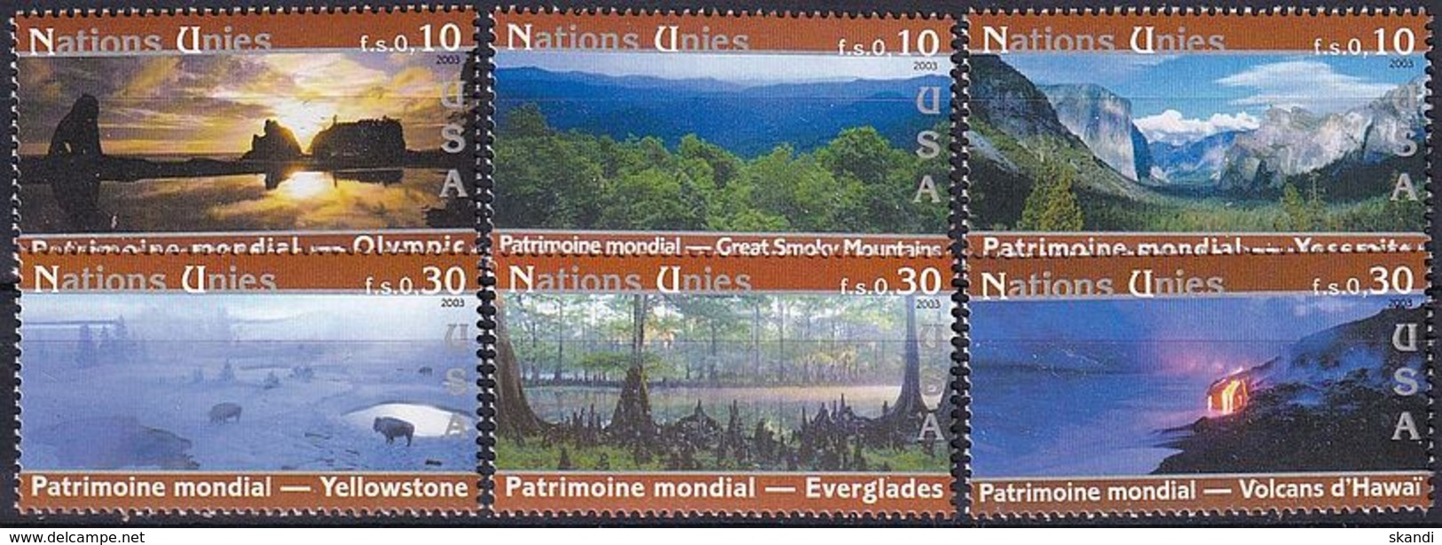 UNO GENF 2003 Mi-Nr. 475/80 ** MNH - Nuovi