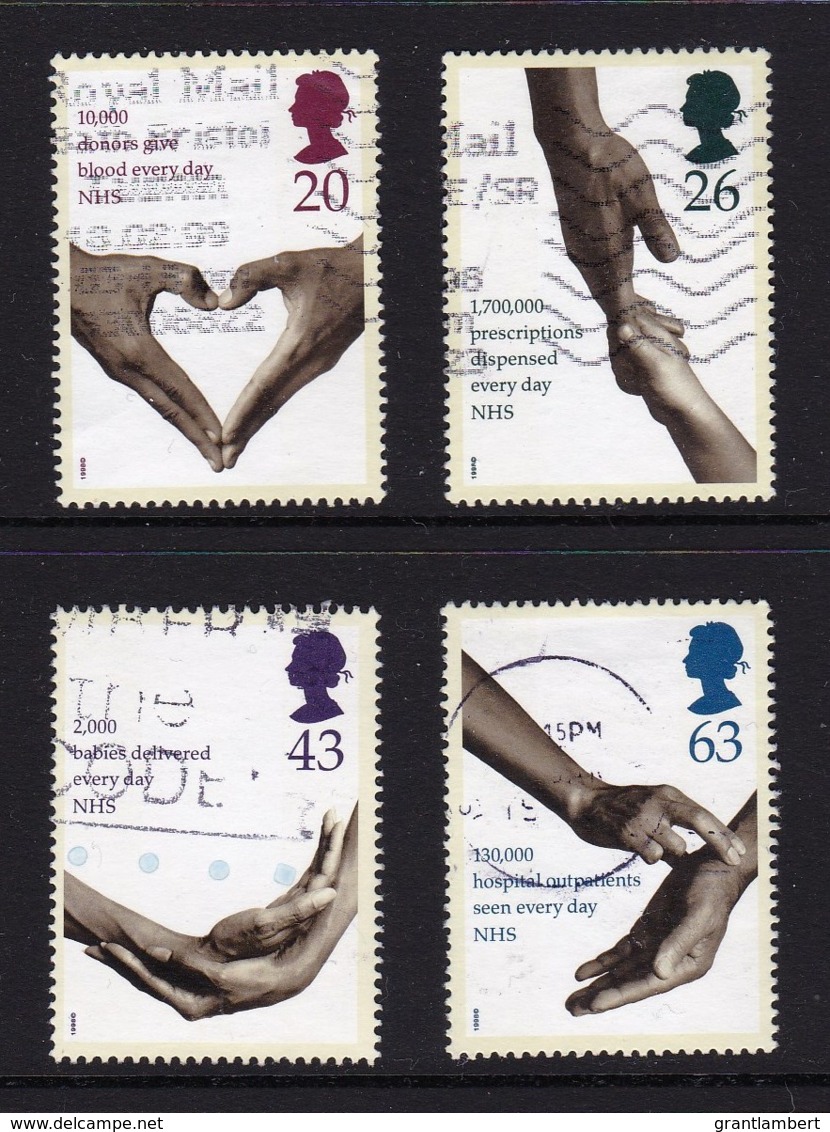 Great Britain 1998 National Health Service Anniversary Set Of 4 Used - Usati