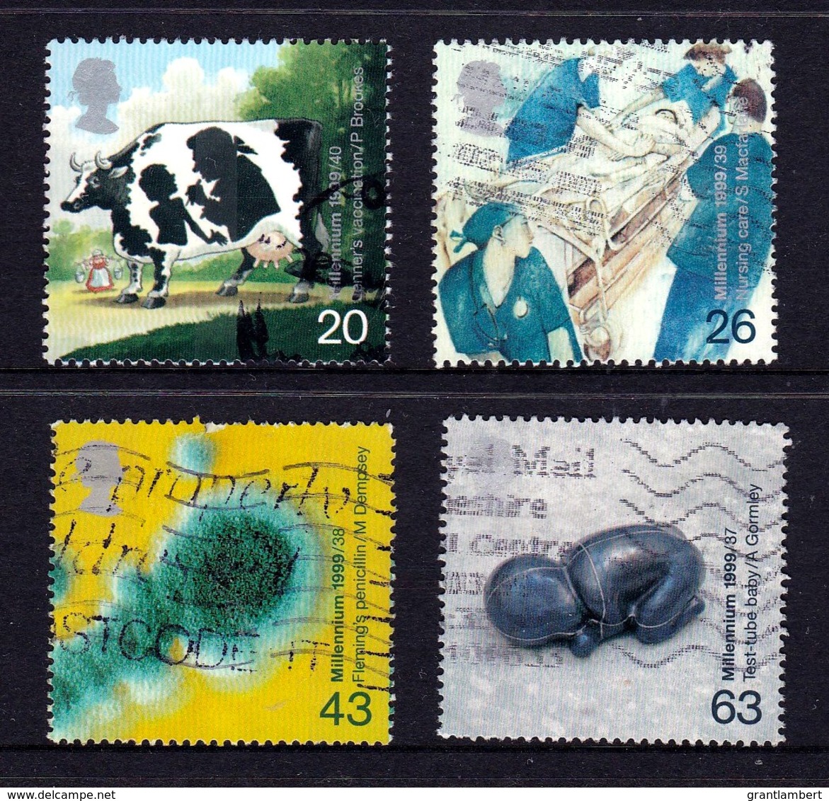 Great Britain 1999 Millenium Series: The Patients' Tale Set Of 4 Used - See Notes - Used Stamps